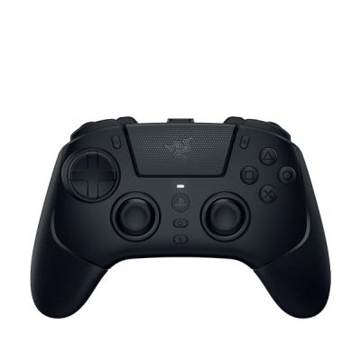 image Razer Raiju V3 Pro - Manette sans fil pour e-sport pour PlayStation 5 et PC - 4 boutons amovibles & 2 bumpers à prise en griffe - Sticks analogiques TMR - Pro HyperTrigger | Noir