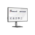 image produit iiyama ProGraphic HB2701UHSNP-B1 27" IPS Black 2.0 Moniteur 4K UHD DCI-P3 99% HDMI DP-in/Out DaisyChain USB 3.2 USB-C Dock 96W LAN KVM Switch Pantone Validé Polarisateur AGLR