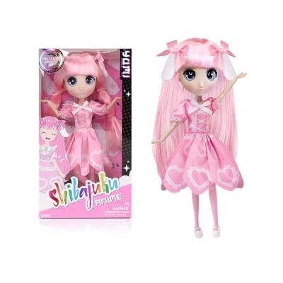 BANDAI - Shibajuku - Poupée Yumi 30 cm - Licence Officielle Shibajuku Anime - Grande Poupée Kawai Style Japon - Poupée Collector Edition Kiki avec Accessoires - Jouet Enfant 3 Ans et + - HUS3034