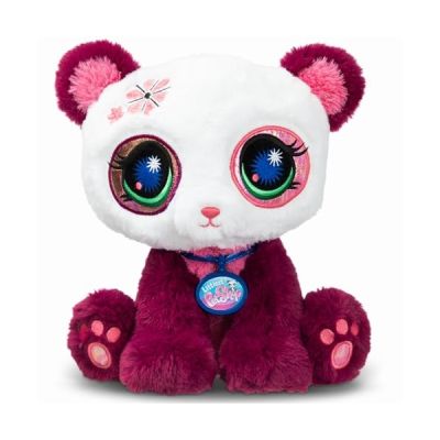 image Littlest Pet Shop - Peluche Panda 25 cm - Littlest Pet Shop LPS Panda Deluxe - Peluches Animaux Mignons Grands Yeux Qui Brillent - Jouet Enfant 3 Ans et + - BF00669