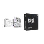 image produit GIGABYTE Carte mère Z890 AORUS Pro Ice - Prend en Charge Les processeurs Intel Core Ultra (série 2), 16+1+2 Phases VRM, jusqu'à 9500MHz DDR5 (OC), 1xPCIe 5.0 + 4xPCIe 4.0, Wi-FI 7, LAN 5GbE