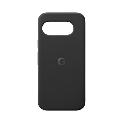 Coque Google Pixel 9a – Silicone Durable résistant aux Taches – Coque Android – Noir Volcanique (Made by Google)