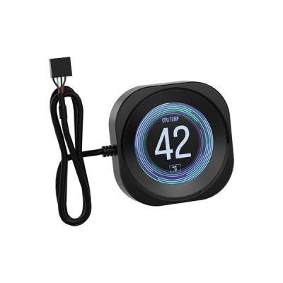 image Corsair Nautilus RS LCD Module D'écran – pour refroidisseurs pour processeur AIO Nautilus RS et Nautilus RS ARGB – Écran LCD IPS de 5,3 cm – Installation Facile et sans Outil - Noir