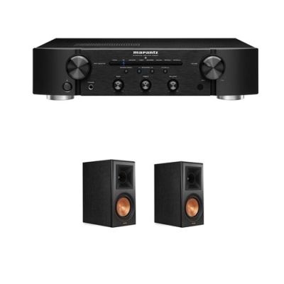Amplificateur hi-fi Marantz PM6007 Noir + Enceinte Klipsch RP-600M Ebony Vendue par paire