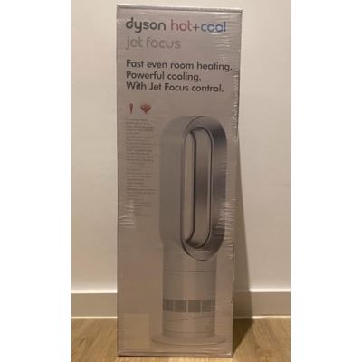 Dyson AM09 Ventilateur et Chauffage Soufflant Technologie Air Multiplier Garantie 2 ans Blanc/Argent