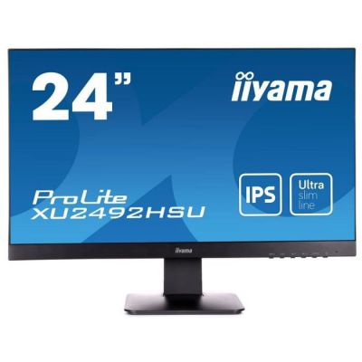 image Ecran PC - IIYAMA ProLite XU2492HSU-B1 - 23,8- FHD - Dalle IPS - 4ms - DisplayPort/HDMI