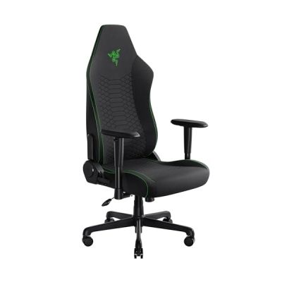 Razer Iskur V2 X - Essential Gaming Chair avec Support Lombaire intégré (Coussins en Mousse moulée Haute densité, accoudoirs en 2D, Tissu avec Finition Douce) Noir