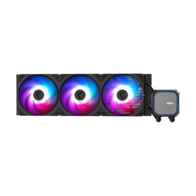 MSI MAG CORELIQUID A13 360 Kit watercooling ARGB pour CPU Intel & AMD | Couverture complète du CPU, ventilateurs CycloBlade 7 à roulement de type "rifle", radiateur Split-Flow