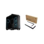 image produit ASUS TUF Gaming GT502 Horizon ARGB (Noir) – Boîtier PC ATX Gaming (Double Chambre indépendantes pour CPU et GPU, Conception panoramique, Panneaux latéraux sans Outils, USB Type-C à l’Avant​)