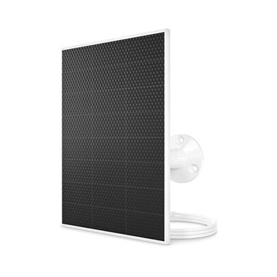image Arlo Chargeur de panneau solaire | Accessoire certifié Arlo | Résistant aux intempéries, facile à installer, blanc (sortie en 2025)