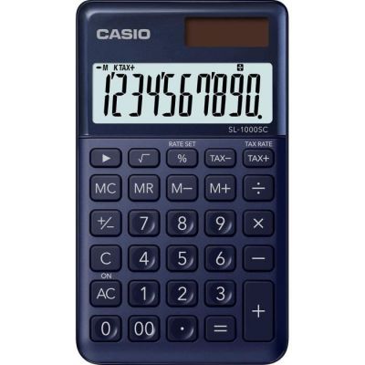 image Casio SL 1000 SC NY Calculatrice de poche Bleu Marine