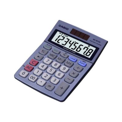 image Casio MS-8VERII Calculatrice financière touche euro Noir