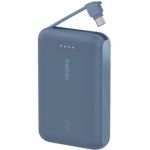 image produit Belkin BoostCharge Batterie Externe 10 000 mAh Portable avec câble intégré (PD 20 W, Recharge Rapide USB-C Power Delivery, pour Tous Les modèles de l'iPhone 16/15, iPad Pro, Galaxy S24, etc.)