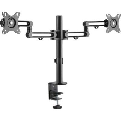 image Eaton Tripp Lite Pince de Bureau à Bras articulé Double pour moniteurs de 13” à 27” (Noir) (DDR1327SDFC-1)