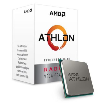 image AMD Athlon 3000G Processeur avec Radeon Vega 3 2C/4T, Horloge de Base 3,5 GHz