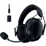 image produit Razer BlackShark V3 Pro - Casque ANC sans Fil pour l’Esport - Annulation Active - Haut-parleurs 50mm - Micro HyperClear Amovible - Wireless 2,4 GHz & Bluetooth - FPS - PC/Mac | Noir - livrable en France