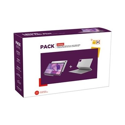 Pack Idea Tab Plus 12,1\" 256 Go Gris + Coque de protection avec clavier et stylet