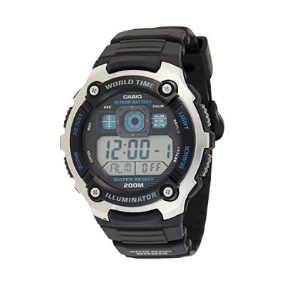 image Casio Hommes Digital Quartz Montre avec Bracelet en Résine AE-2000W-1AVEF