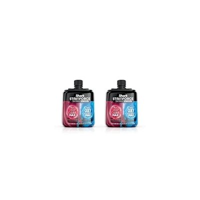 image Shark StainForce – Recharge détachante de solution à double formule, lot de 2, pour lutter contre les taches tenaces et éliminer instantanément les odeurs, 2 x 500 ml, XSKBDHXCM500EU