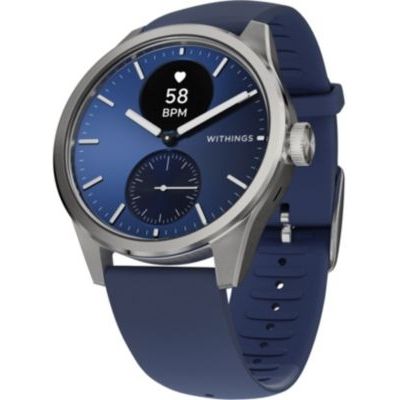 image Montre santé WITHINGS Scanwatch 2 Blue Silver 42mm
