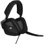 image produit Corsair VOID ELITE RGB USB Casque de Gaming Son surround 7.1, Microphone omnidirectionnel optimisé, Customisable Éclairage RGB, Maille microfibre coussinets, Armature aluminium Noir