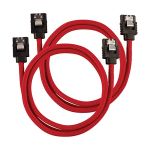 image produit Câble SATA gainé CORSAIR Premium - SATA 6Gbps 60 cm, bleu