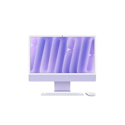 iMac 24" écran rétina 4,5K 512 Go SSD 16 Go RAM Puce M4 CPU 10 cours GPU 10 cours Mauve
