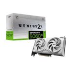 image produit MSI NVIDIA GeForce RTX 5060 Ti 16G Ventus 2X OC White Plus Carte Graphique - 16 Go GDDR7 (28 GB/s /128 Bits), PCIe 5.0 - Double Ventilateur (2 x Ventilateurs STORMFORCE), HDMI 2.1b, DisplayPort 2.1b