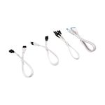 image produit Kit d’extension gainé pour panneau avant CORSAIR Premium 30 cm, blanc