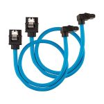 image produit Câble SATA gainé CORSAIR Premium - SATA 6Gbps 30 cm, connecteur à 90°, noir