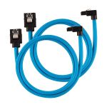image produit Câble SATA gainé CORSAIR Premium - SATA 6Gbps 60 cm, connecteur à 90°,noir