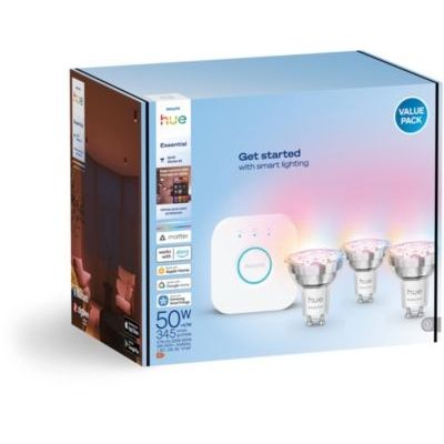 image Pack PHILIPS Hue  Essential GU10 WCA 345 3kit