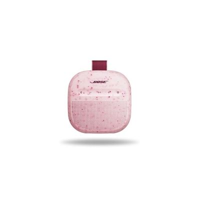image Bose SoundLink Micro (2e gén) Enceinte Portable, Enceinte d’extérieur sans Fil avec Jusqu’à 12h d’autonomie, étanche à l’Eau et étanche à la poussière, Rose pétale - Édition limitée