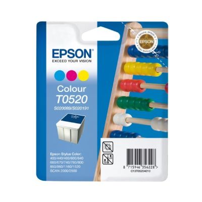 image Cartouche d'encre Epson 3 couleurs T052040 (S020089-S020191)