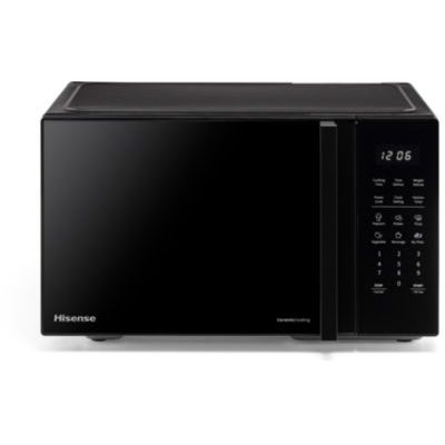 image Hisense H29MOBS9H Four micro-ondes, 29 Litres, Plaque XL, Niveaux multiples, Mode Éco, Programmes automatiques, Commande tactile, Noir