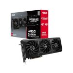 image produit ASUS Prime Radeon RX 9070 XT OC Edition – Carte Graphique (16GB GDDR6, PCIe 5.0, HDMI, DisplayPort 2.1, 2.5-Slot, Ventilateurs axiaux à Double roulement à Billes, Double BIOS)