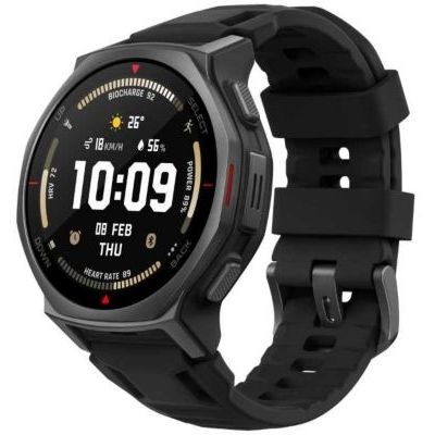 image Amazfit T-Rex 3 Pro Montre Connectée Outdoor 44mm – Écran AMOLED Saphir, Flashlight, Lunette Titane, GPS, Cartes Hors Ligne, 17 Jours Autonomie, 180+ Modes Sport, Smartwatch pour Android iPhone