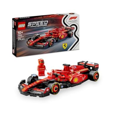 image LEGO Speed Champions Voiture F1 Ferrari SF-24 - Jeu de Construction avec véhicule de Course - Inclut minifigurine Collector de Pilote de Formule 1 - Idée Cadeau pour garçon ou Fille 77242