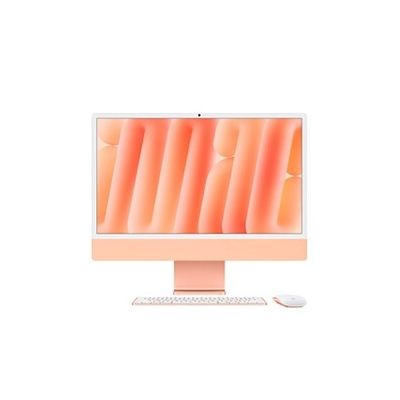 image iMac 24\" écran rétina 4,5K 256 Go SSD 16 Go RAM Puce M4 CPU 8 cours GPU 8 cours Orange