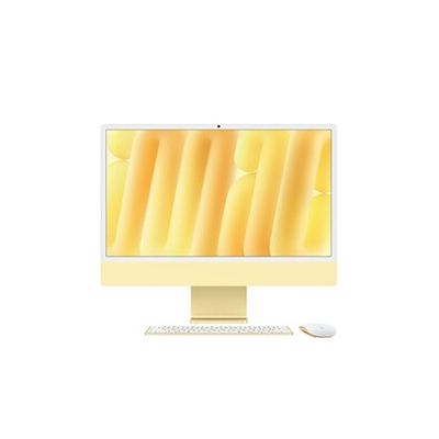 image iMac 24\" écran rétina 4,5K 256 Go SSD 16 Go RAM Puce M4 CPU 8 cours GPU 8 cours Jaune