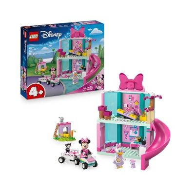 LEGO ǀ Disney L'Hôtel pour Animaux de Minnie - Jouet avec Mini-Poupées de Minnie Mouse & Daisy Duck - 3 Figurines d'animaux - Cadeau pour Fille dès 4 Ans & Fans de Mickey Mouse 43274