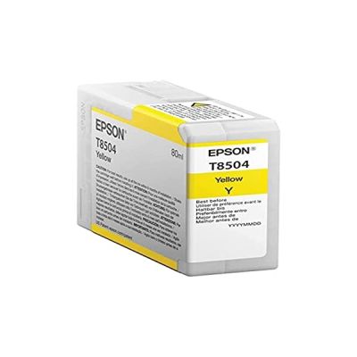 EPSON Pack de 1 Cartouche T850400 UltraChrome HD - Jaune - 80ml