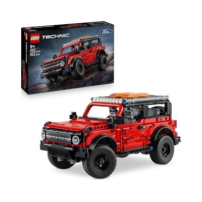 LEGO Technic SUV Ford Bronco - Jeu de Construction de Voiture 4x4 - Maquette avec Portes Ouvrantes, Moteur V6, Suspension & Direction - Cadeau Collector pour Garçon dès 9 Ans 42213