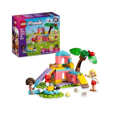LEGO Friends L’aire de Jeux des Cochons d’Inde - Jeu de Construction avec 2 Mini-Poupées, 2 Figurines d'Animaux & Accessoires pour Mascottes - Cadeau d'Anniversaire Original pour Fille dès 5 ans 42640