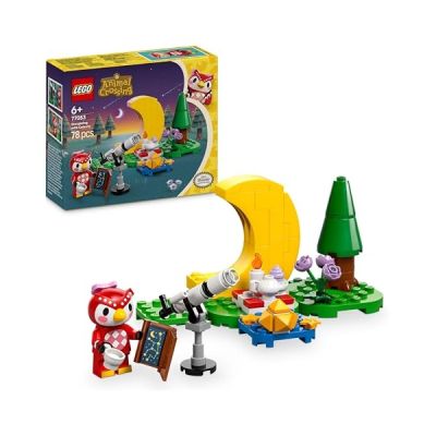 LEGO Animal Crossing Observation des étoiles avec Céleste - Jeu de Construction pour Enfants - Stimule Le Jeu de rôle - Jouet pour Les Filles et Les garçons dès 6 Ans 77053