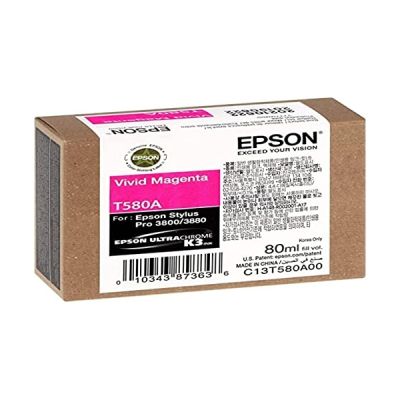 EPSON Pack de 1 cartouche d'encre  - T580 - magenta - capacité standard 80ml