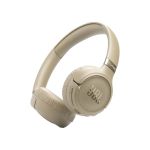image produit JBL Tune 680 NC Casque Supra-auriculaire sans Fil, autonomie jusqu'à 76 h, Réduction de Bruit Adaptative, Smart Ambient, Google Fast Pair, Microsoft Swift Pair, Beige
