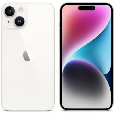 image Smartphone APPLE iPhone 14 Blanc 128Go Batterie Neuve