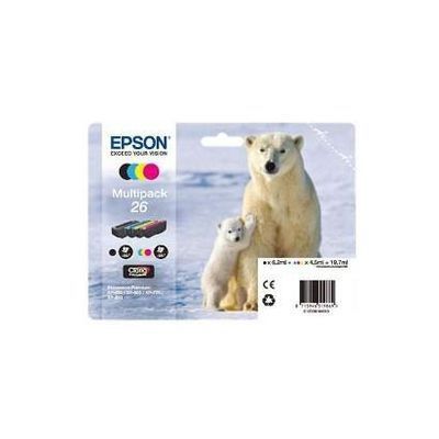 EPSON Cartouche 26 - Noir et tricolore - 19.7ml
