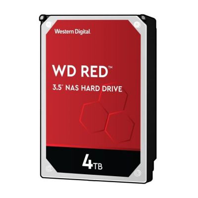 image WD Red 4TB 3.0" NAS Disque dur interne - 5400 RPM Class, SATA 6 Gb/s, CMR, 64Mo Cache - WD40EFAX.